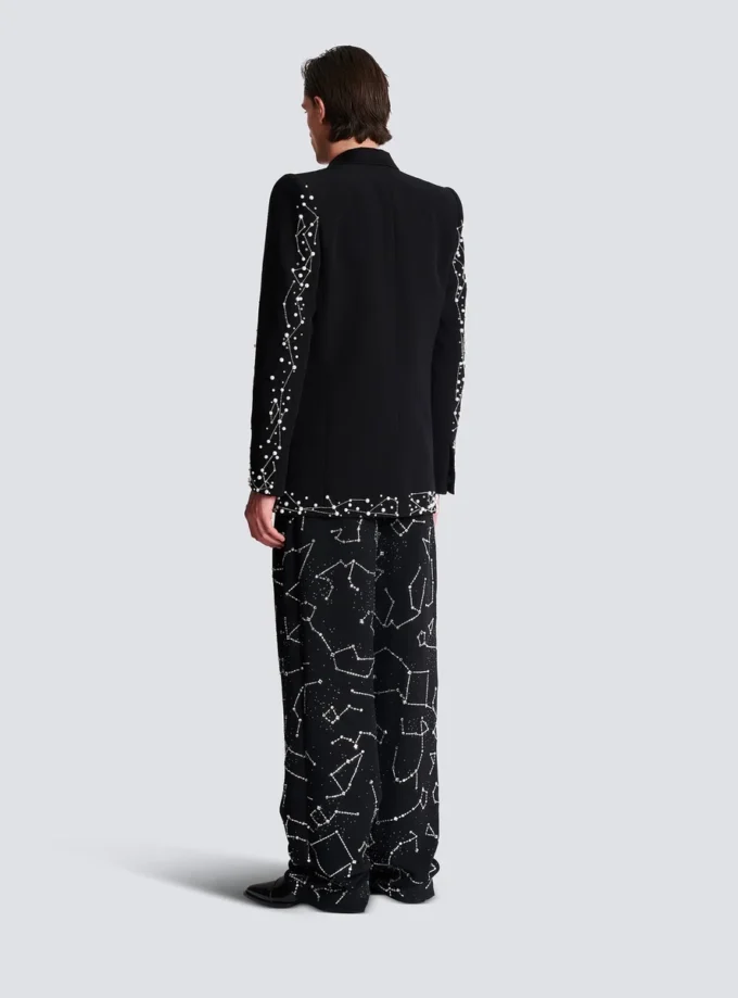 1-knappsjacka med Constellation-broderi