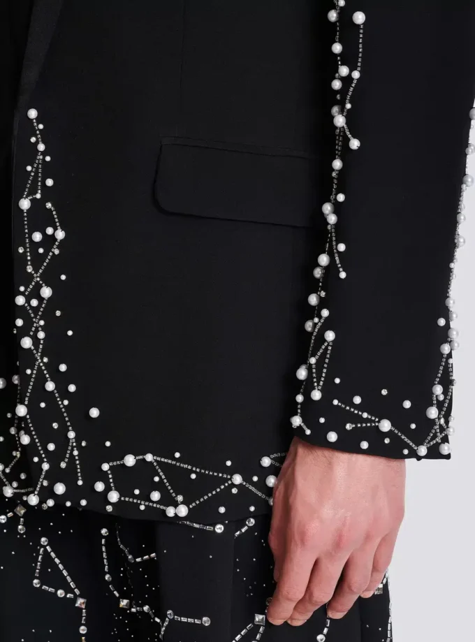 1-knappsjacka med Constellation-broderi
