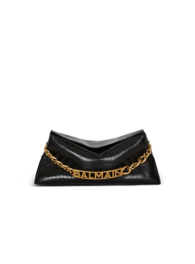 1945 Mjuk clutch i skrynkligt kalvskinn