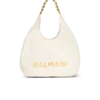 1945 Mjuk hobo-väska i präglat skrynkligt kalvskinn med PB Labyrinth-monogram