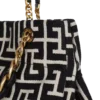 1945 Mjuk PB-monogrammerad jacquardcanvas-toteväska