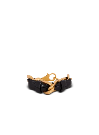 1945 Mjukt armband i kedja och läder