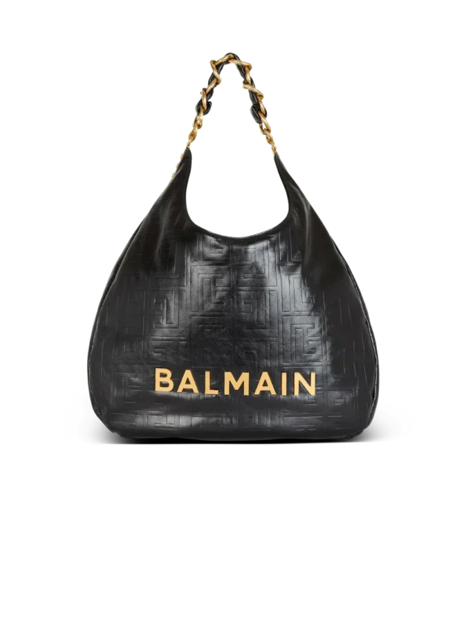 1945 Soft Hobo skrynklig läderväska med monogram