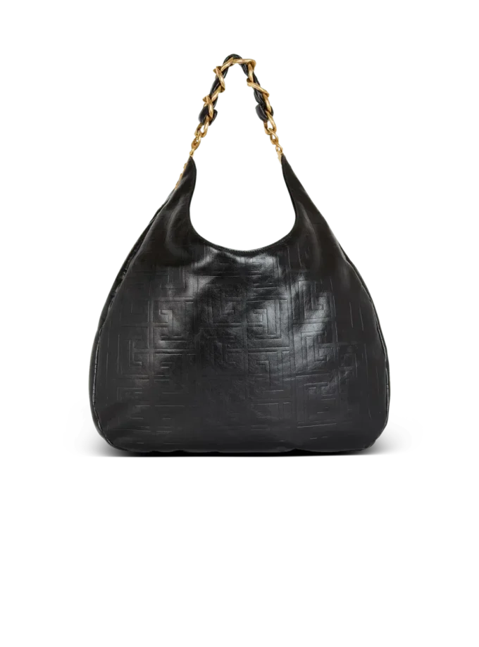 1945 Soft Hobo skrynklig läderväska med monogram