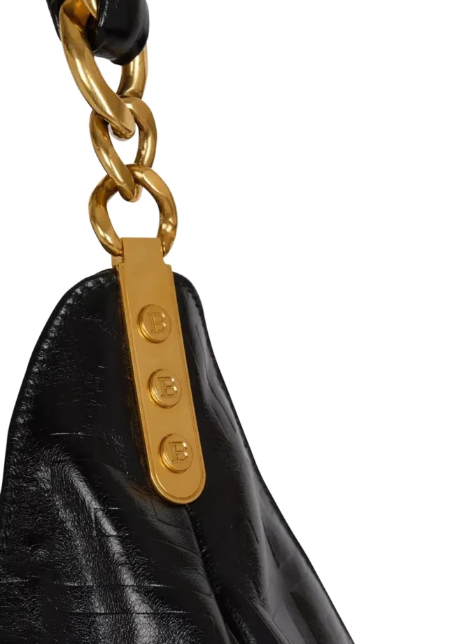 1945 Soft Hobo skrynklig läderväska med monogram