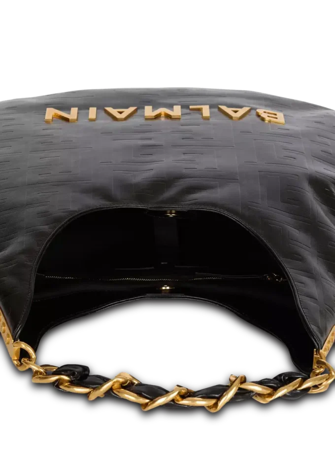 1945 Soft Hobo skrynklig läderväska med monogram