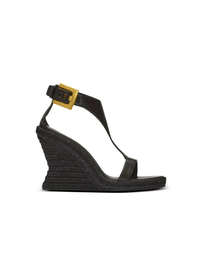 Anthem espadriller med kilklack i lammskinn