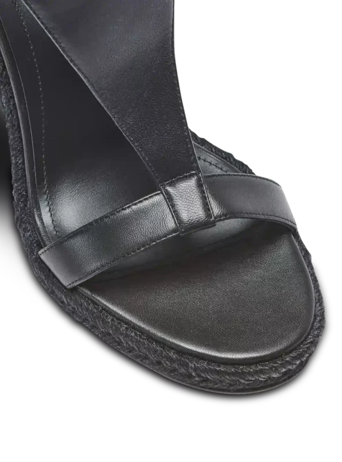 Anthem espadriller med kilklack i lammskinn