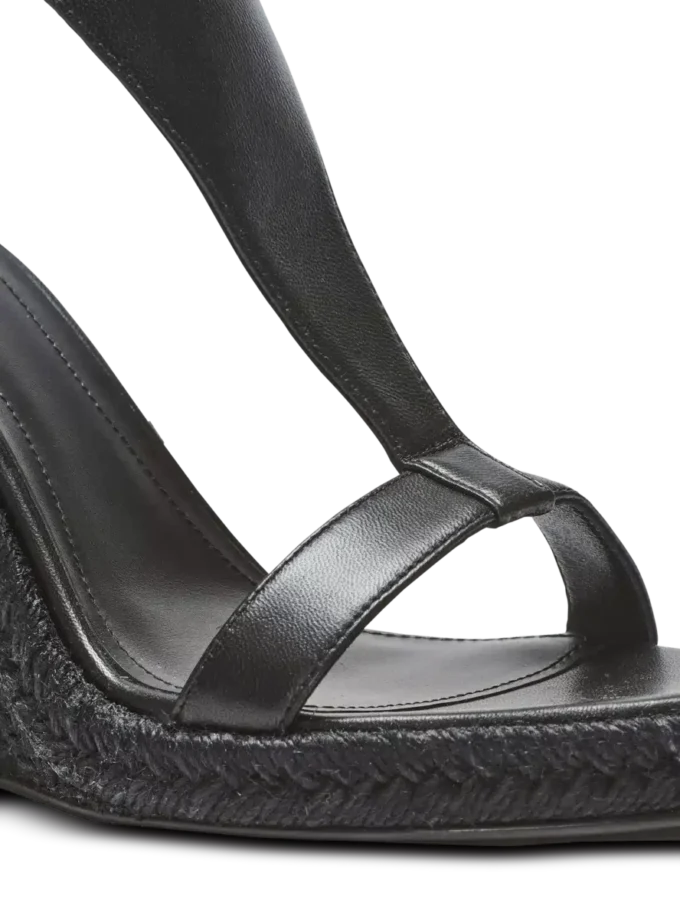 Anthem espadriller med kilklack i lammskinn