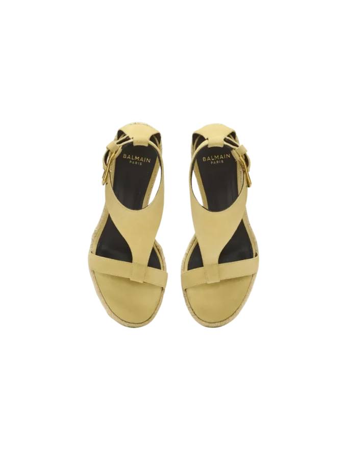 Anthem espadriller med kilklack i mocka