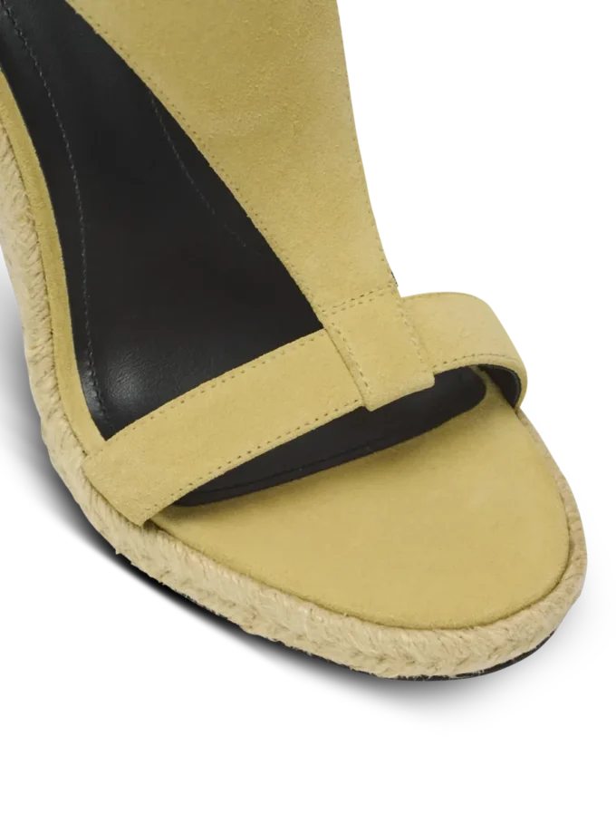 Anthem espadriller med kilklack i mocka