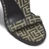 Anthem espadriller med kilklack i monogramjacquard