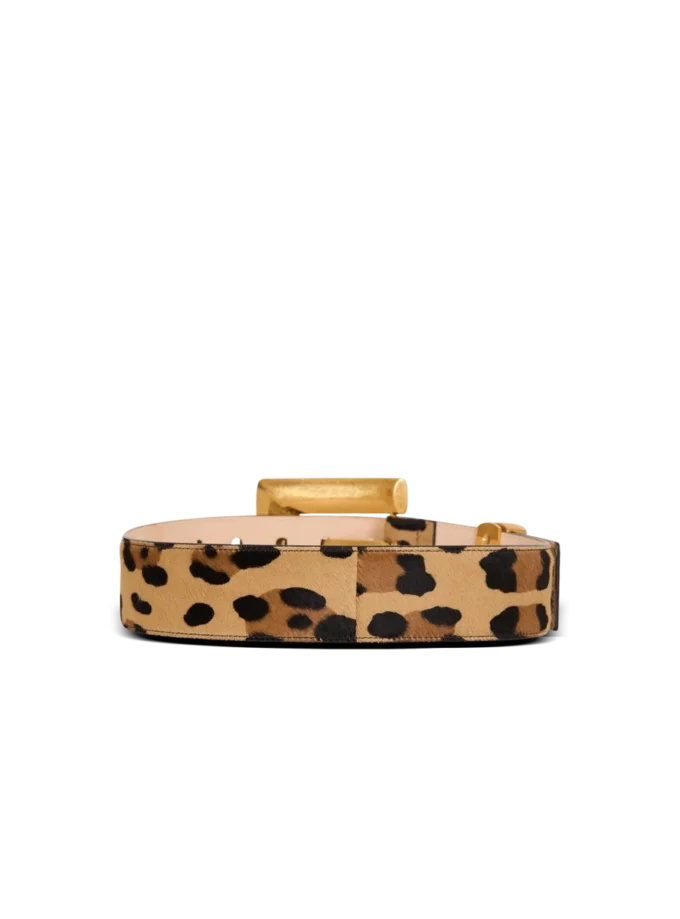 Anthem läderbälte med leopardmönster Anthem läderbälte med leopardmönster