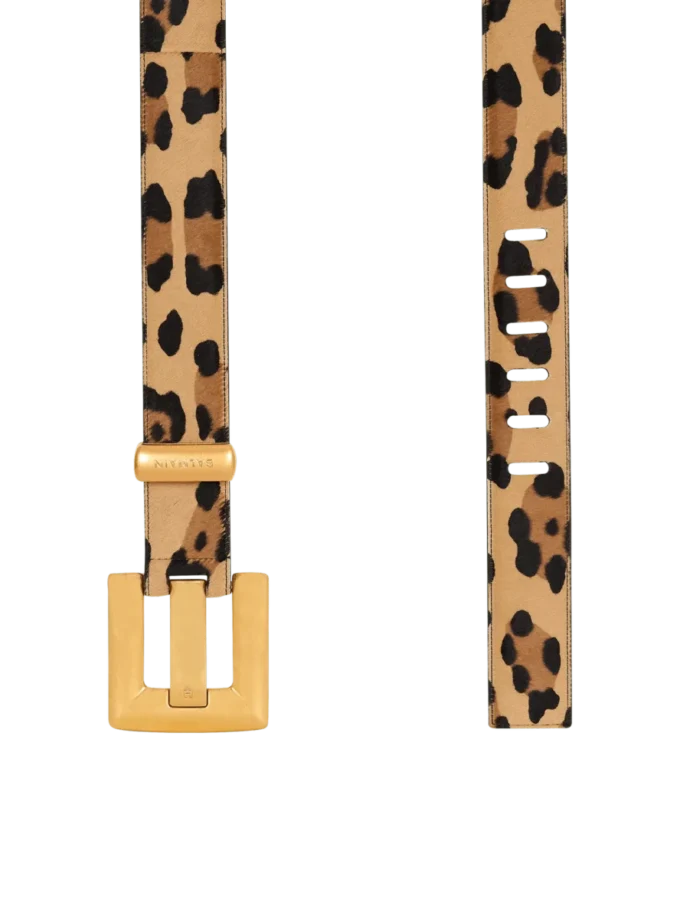 Anthem läderbälte med leopardmönster Anthem läderbälte med leopardmönster