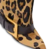 Anthem läderstövlar med leopardmönster Anthem läderstövlar med leopardmönster