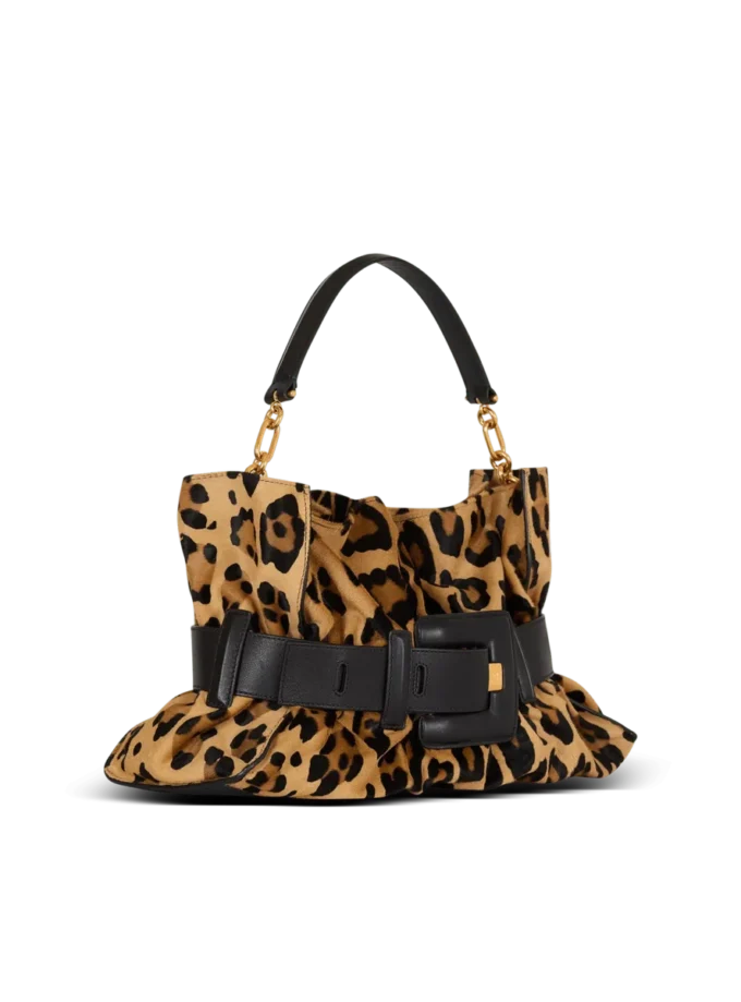 Anthem Medium väska i ponnyhud med leopardmönster Anthem Medium väska i ponnyhud med leopardmönster