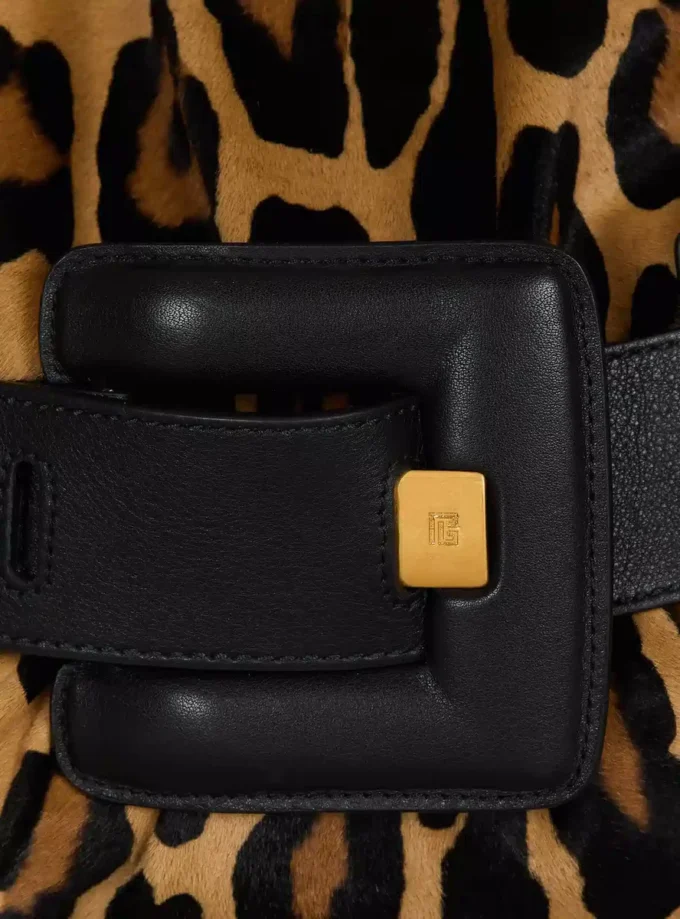 Anthem Medium väska i ponnyhud med leopardmönster Anthem Medium väska i ponnyhud med leopardmönster