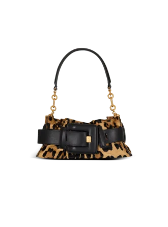 Anthem Mini-väska i ponyskin-stil med leopardmönster