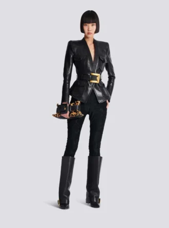 Anthem Mini-väska i ponyskin-stil med leopardmönster