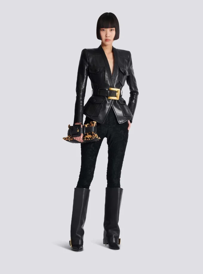 Anthem Mini-väska i ponyskin-stil med leopardmönster Anthem Mini-väska i ponyskin-stil med leopardmönster