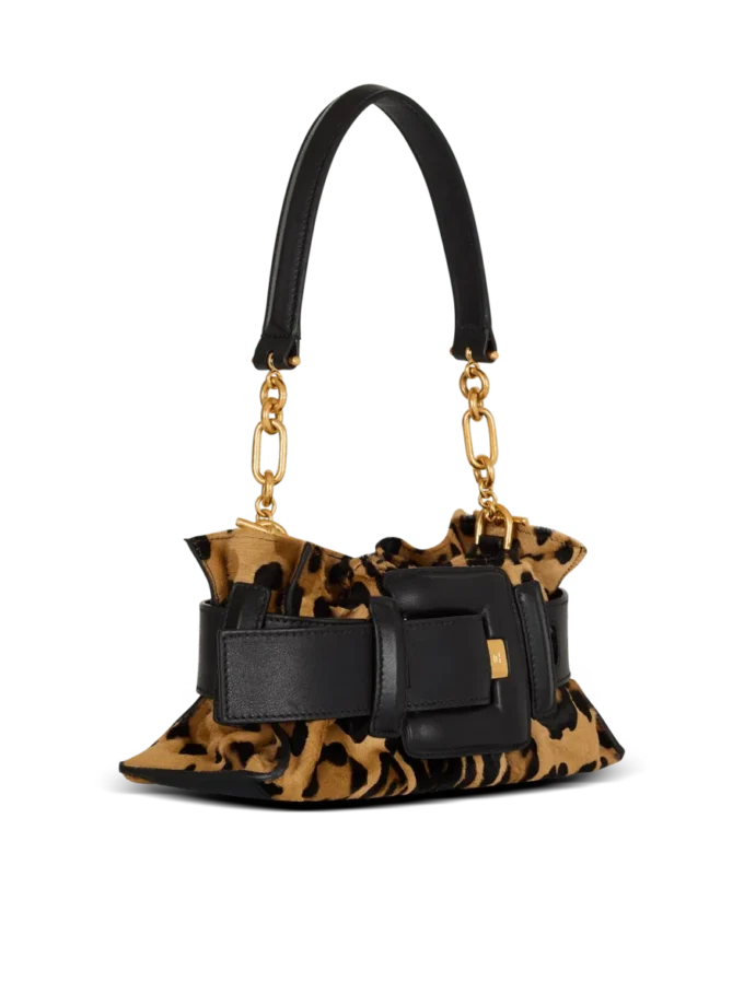 Anthem Mini-väska i ponyskin-stil med leopardmönster Anthem Mini-väska i ponyskin-stil med leopardmönster