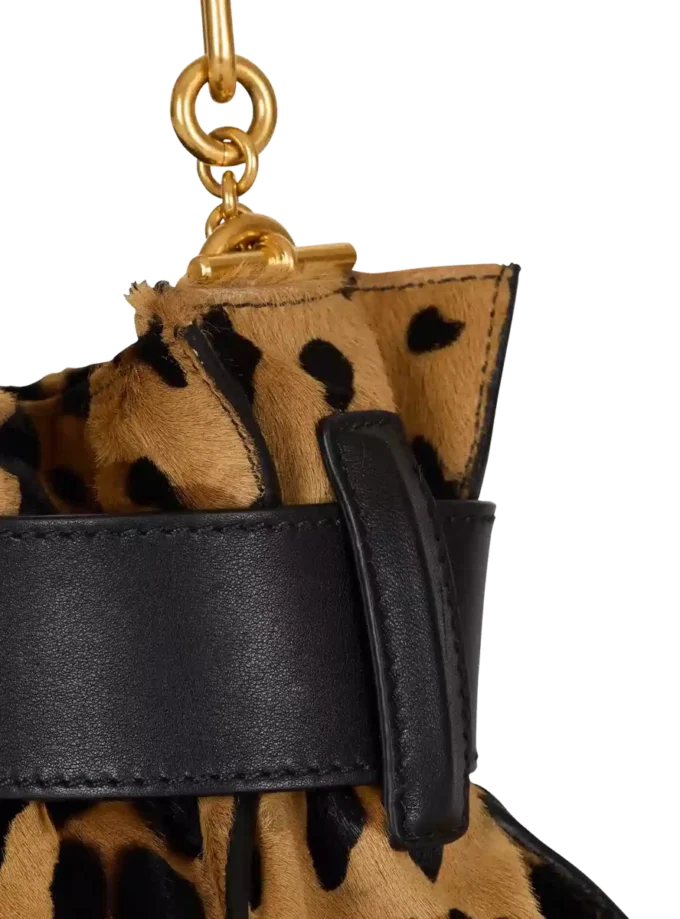 Anthem Mini-väska i ponyskin-stil med leopardmönster Anthem Mini-väska i ponyskin-stil med leopardmönster