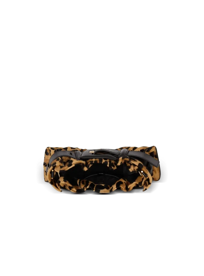 Anthem Mini-väska i ponyskin-stil med leopardmönster Anthem Mini-väska i ponyskin-stil med leopardmönster