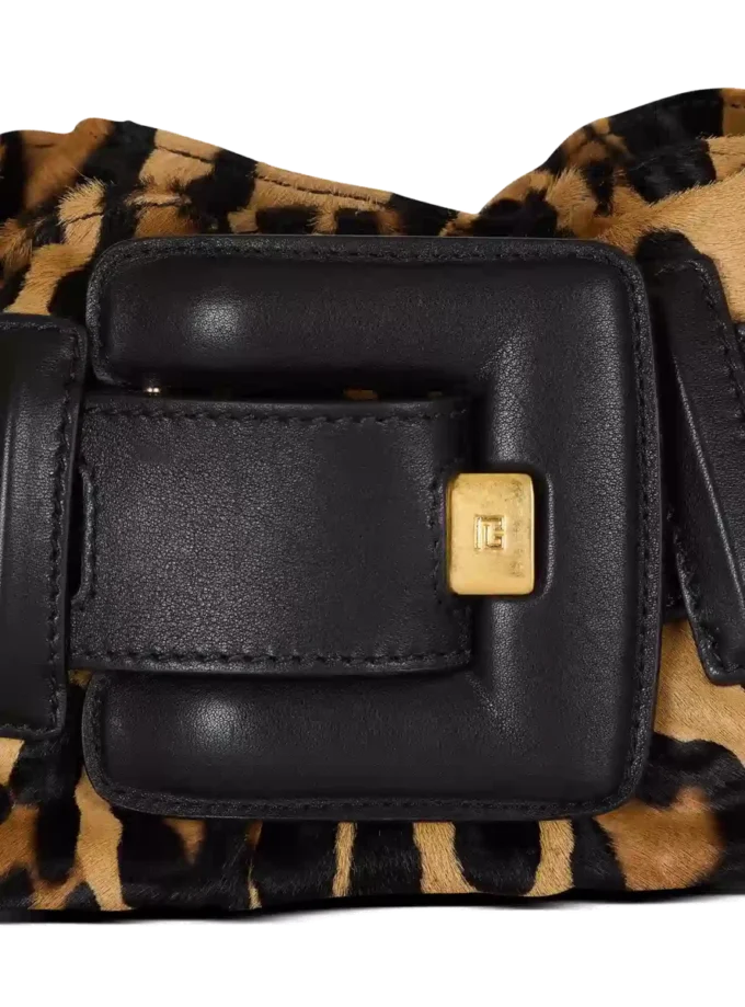 Anthem Mini-väska i ponyskin-stil med leopardmönster Anthem Mini-väska i ponyskin-stil med leopardmönster
