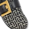 Anthem-mules i jacquardcanvas med PB-monogram