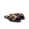 Anthem platta sandaler i kalvskinn