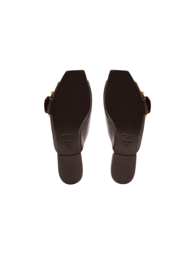 Anthem platta sandaler i kalvskinn