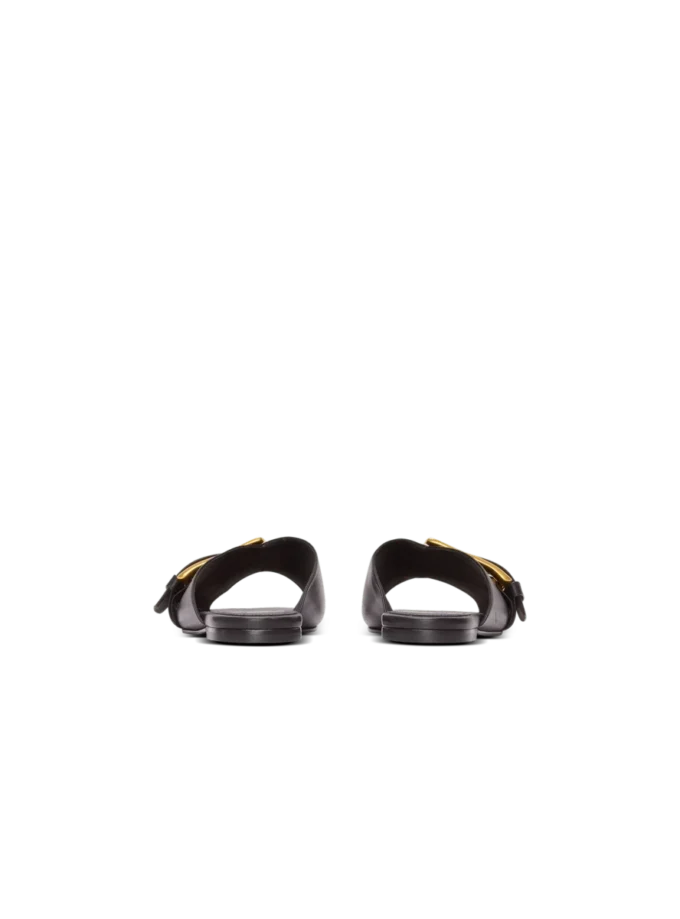 Anthem platta sandaler i kalvskinn
