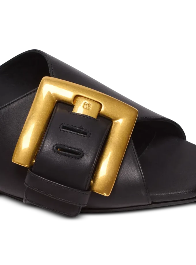 Anthem platta sandaler i kalvskinn