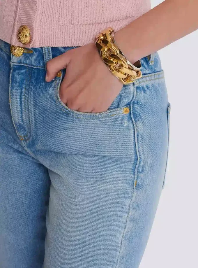 Armband i mässingskedja