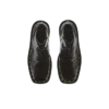 Arméboots i glansigt läder