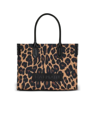 B-Army 36 totebag med leopardmönster