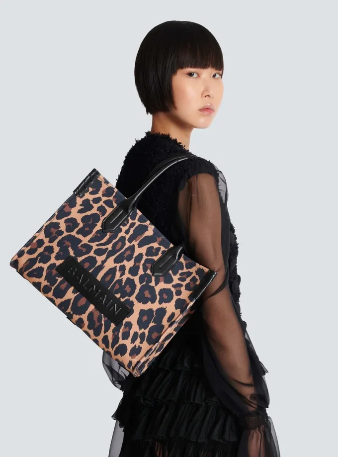 B-Army 36 totebag med leopardmönster B-Army 36 totebag med leopardmönster