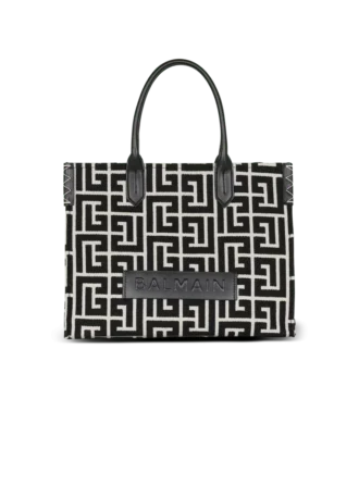 B-Army 42 monogram jacquard och läder Tote bag