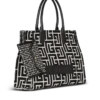 B-Army 42 monogram jacquard och läder Tote bag