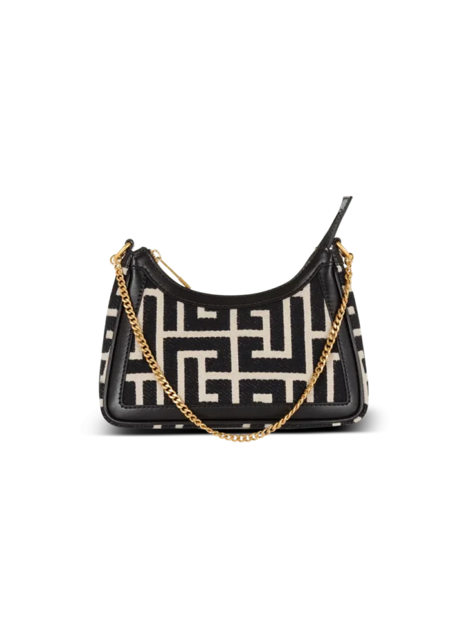 B-Army axelväska i monogramjacquard