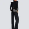B-Army axelväska i monogramjacquard