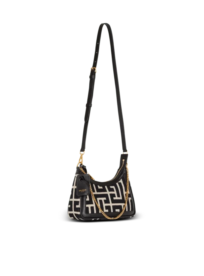 B-Army axelväska i monogramjacquard