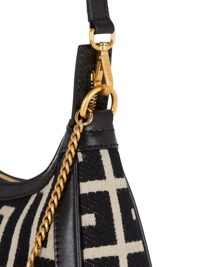 B-Army axelväska i monogramjacquard