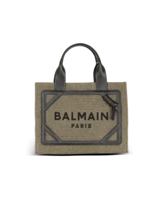 B-Army liten totebag i canvas och läder