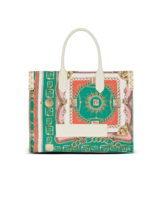 B-Army Medium tote bag i tryckt canvas