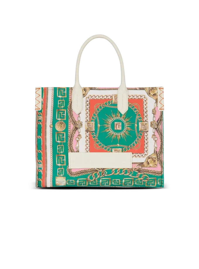 B-Army Medium tote bag i tryckt canvas