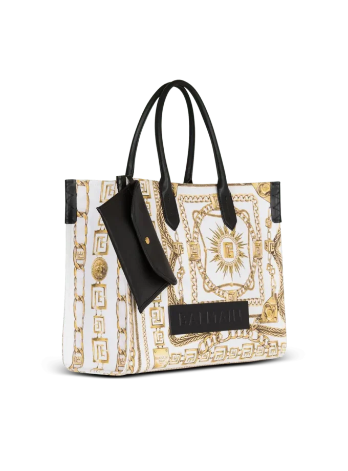 B-Army Medium tote bag i tryckt canvas