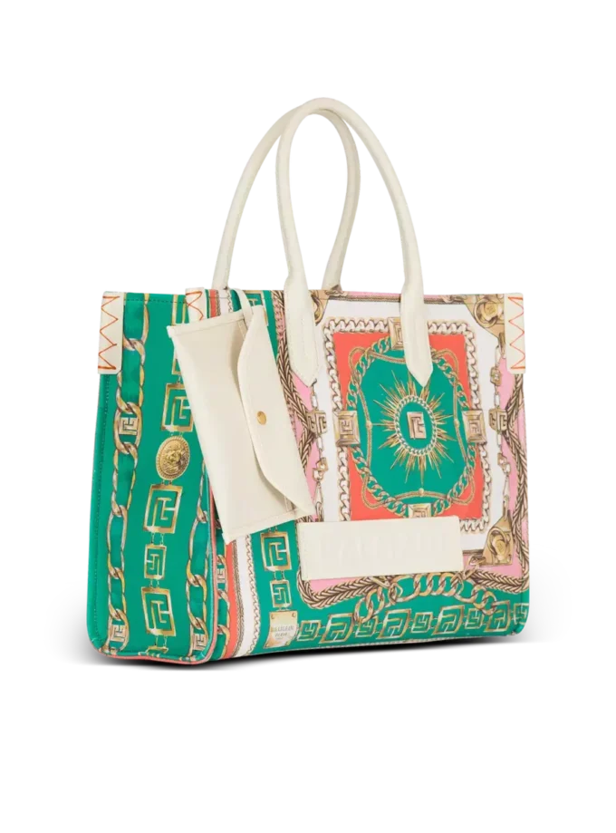 B-Army Medium tote bag i tryckt canvas