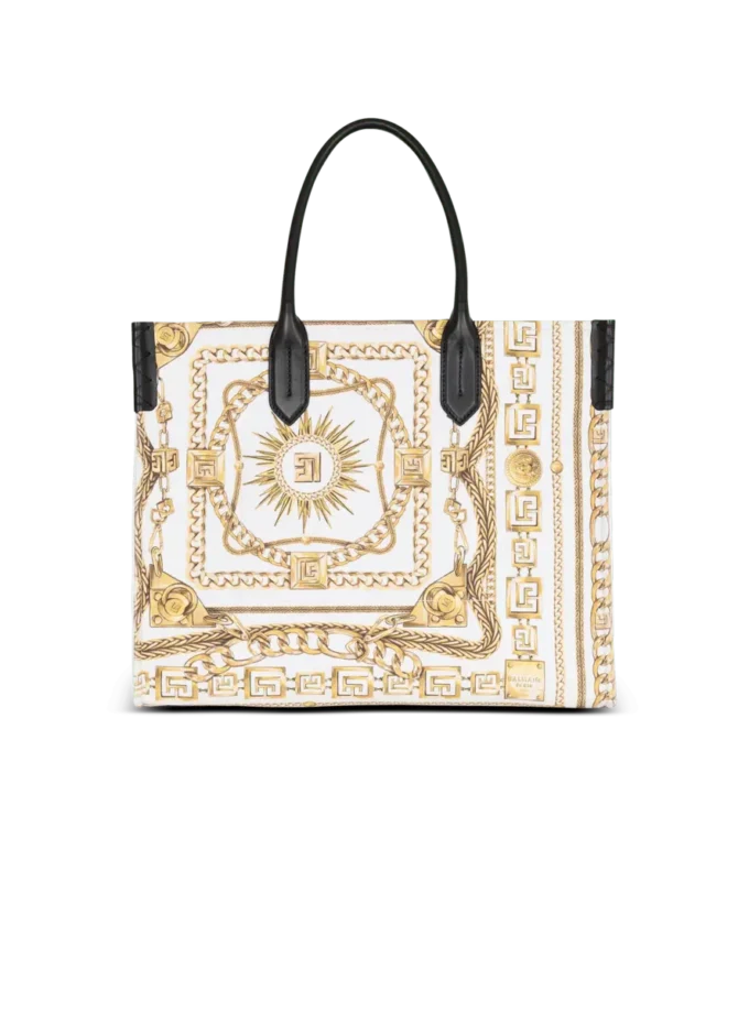 B-Army Medium tote bag i tryckt canvas