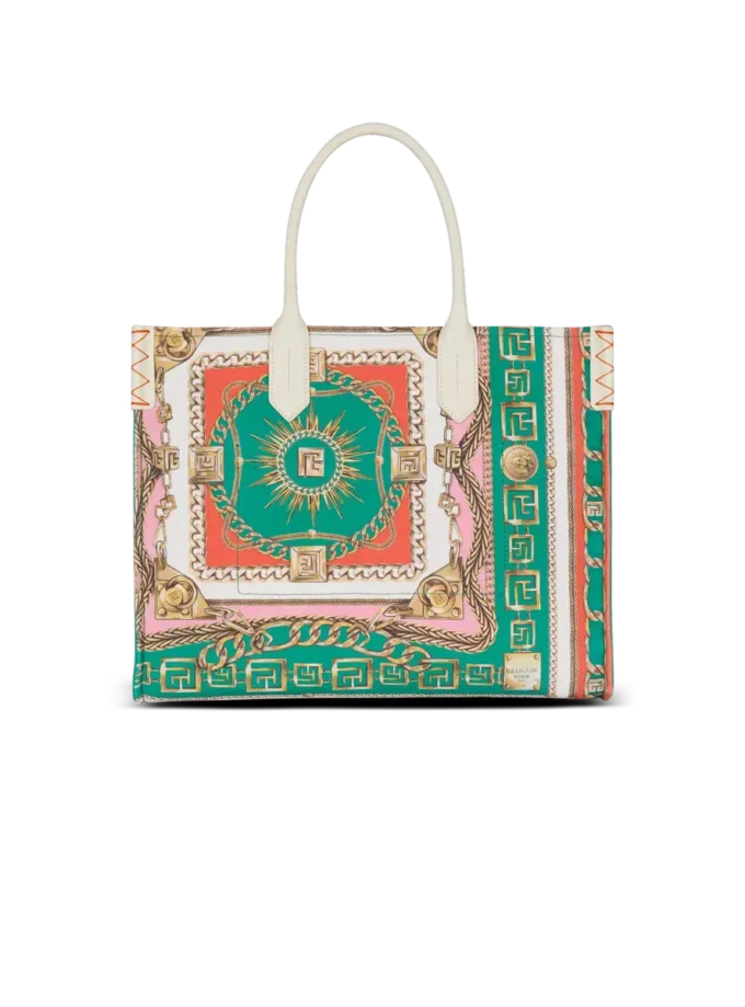 B-Army Medium tote bag i tryckt canvas